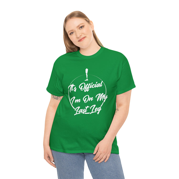 Shirt Funny I'm Left With My Leg Amputee Injured Person Disability T-Shirt Unisex Heavy Cotton Tee