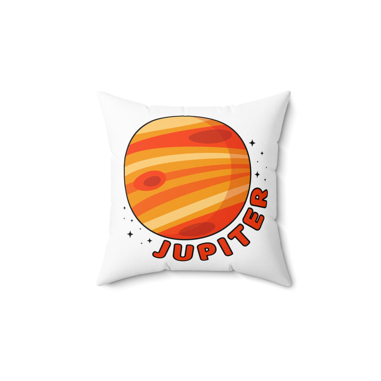 Humorous Interstellar Aerospace Hydrogen Spaceman Galaxies Spun Polyester Square Pillow