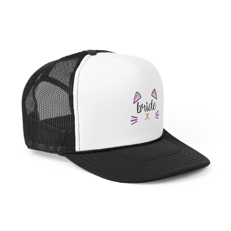 Bride Cat Bachelorette Team Bride Bridal Party Shower Gift Bridesmaid Trucker Caps