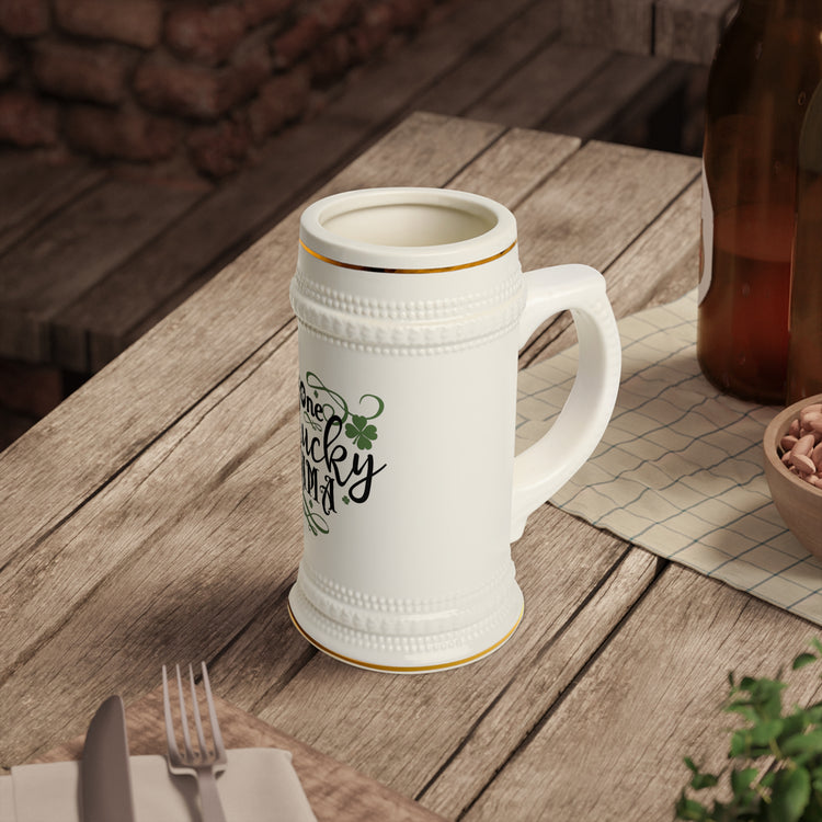 One lucky Mama Beer Stein Mug