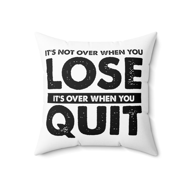 Novelty Inspirational CEO Uplifting Messages Entrepreneurs Spun Polyester Square Pillow