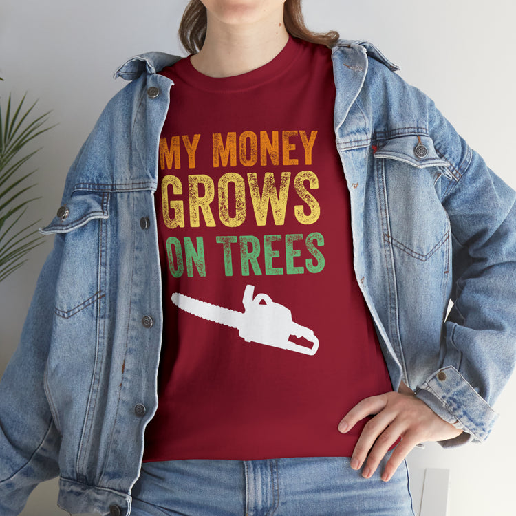 Shirt Funny Loggers Woodworker Logger  Carpenter Lumberjack DIY T-Shirt Unisex Heavy Cotton Tee