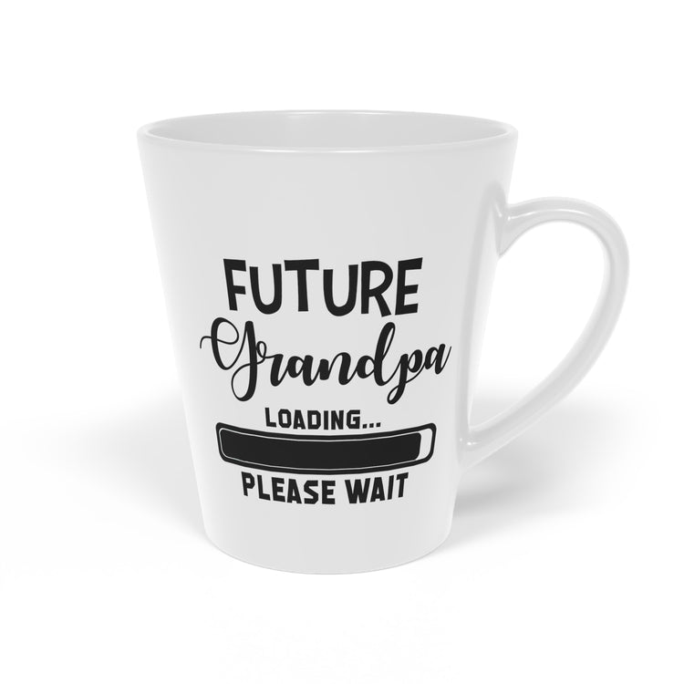 Future Grandpa Loading Please Wait Promoted To New Grandpa Gift Latte Mug, 12oz