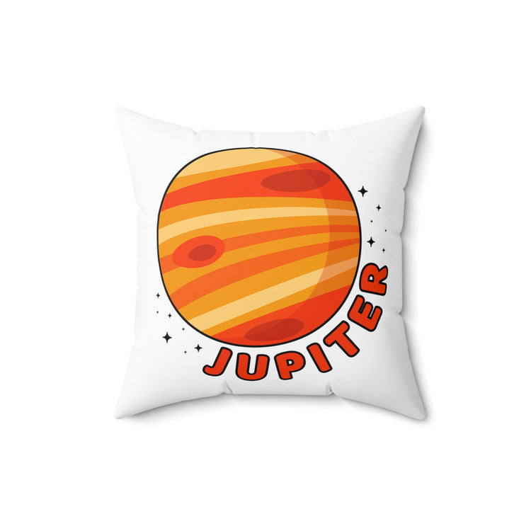 Humorous Interstellar Aerospace Hydrogen Spaceman Galaxies Spun Polyester Square Pillow