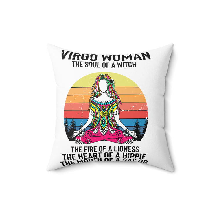 Humorous Star Sign Horoscope Lover Prophecy Polyester Square Pillow