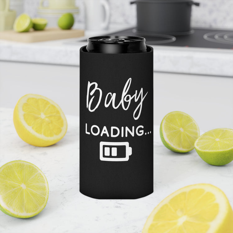 Baby Loading Funny Baby Bump Can Cooler