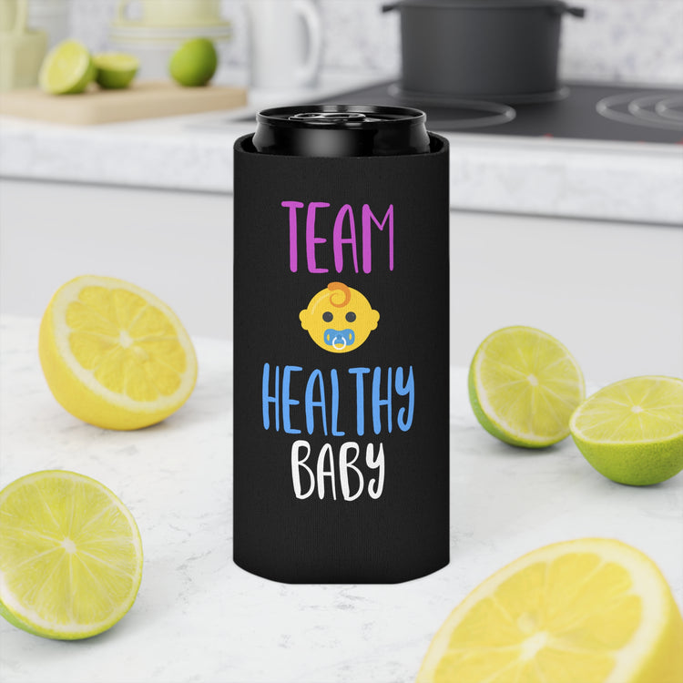 Team Healthy Baby Gender Reveal Can Cooler