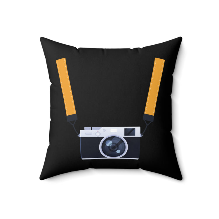 Photographers Hanging Camera Gags Photography Spun Polyester Square Pillow