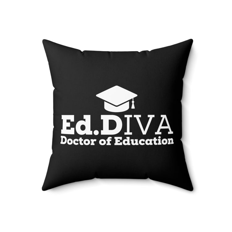 Humorous Licentiate Degree Medical Expert Medicine Physician Technologist t Spun Polyester Square Pillow