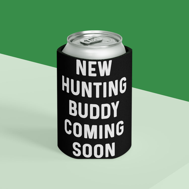 New Hunting Buddy Coming Soon Baby Bump Can Cooler