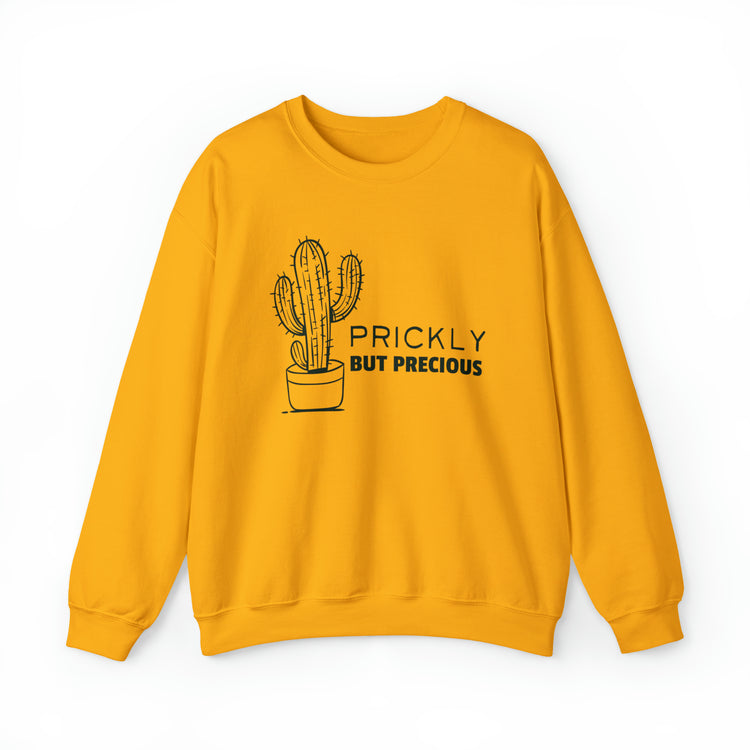 Funny Prideful Sarcastic Introverts Saying Girl Cactus Gag Unisex Crewneck Sweatshirt