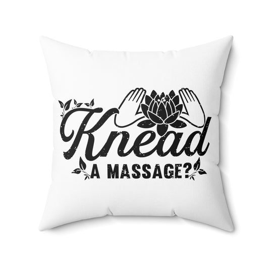 Hilarious Masseuse Acupressure Reflexologist Reflexology Shiatsu Masseur Physiotherapist Lover Spun Polyester Square Pillow