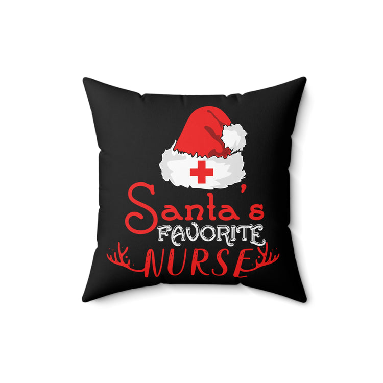 Humorous Christmastide Efforts Mockery Yearly Resolutions Spun Polyester Square Pillow