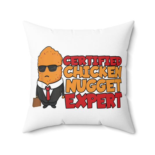 Hilarious Foodie Treats Graphic Men Women Spun Polyester Square Pillow