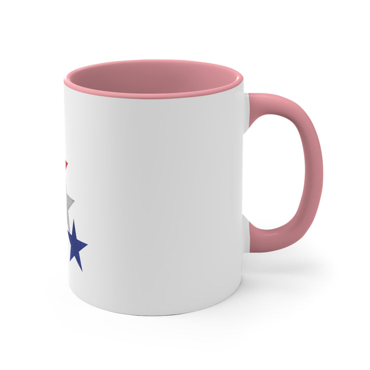 Three Stars Fourth Of July 11oz Accent Mug