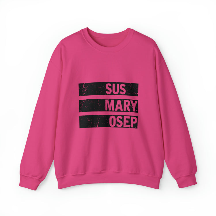 Hilarious SUS MARY OSEP Frustrated Slang Expression Asian Country Crewneck Sweatshirt