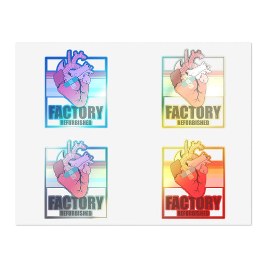 Novelty Factory Refurbished Hearts Recovering Patients Puns Sticker Sheets