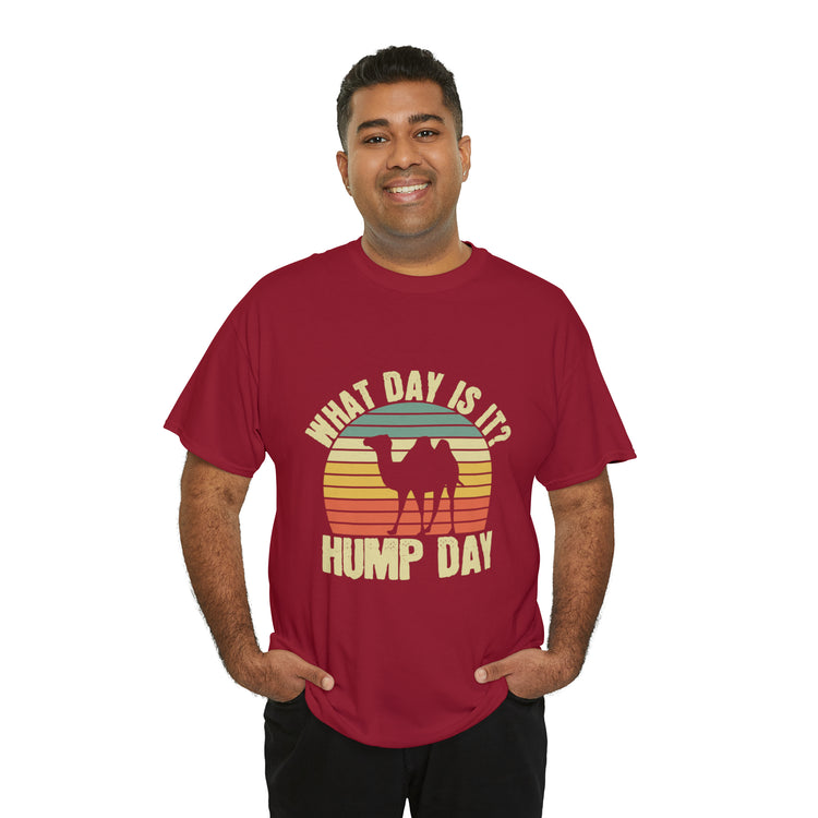 Shirt Funny Vintage Is It Hump Day Week Of Labour Memorable Graphic Nostalgic Classic T-Shirt Unisex Heavy Cotton Tee