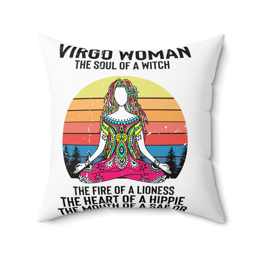 Humorous Star Sign Horoscope Lover Prophecy Polyester Square Pillow