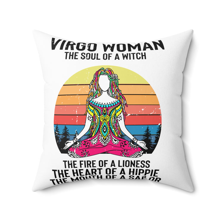 Humorous Star Sign Horoscope Lover Prophecy Polyester Square Pillow