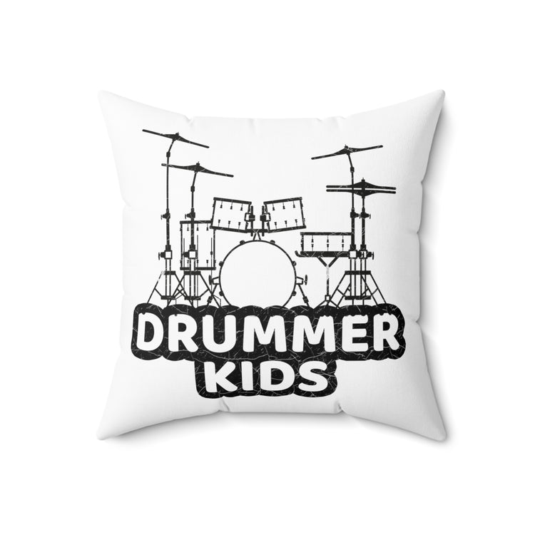 Hilarious Percussionist fan Instrumentalist Drummists Spun Polyester Square Pillow