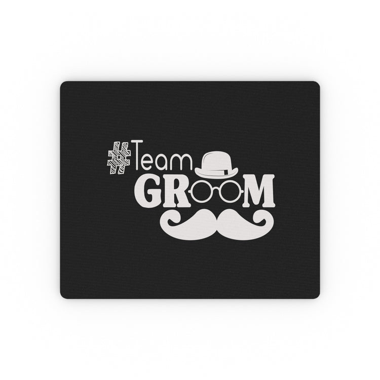 Team Groom #TeamGroom Bachelor Partyt | Wedding Stag Bachelor  | Rectangular Mouse Pad