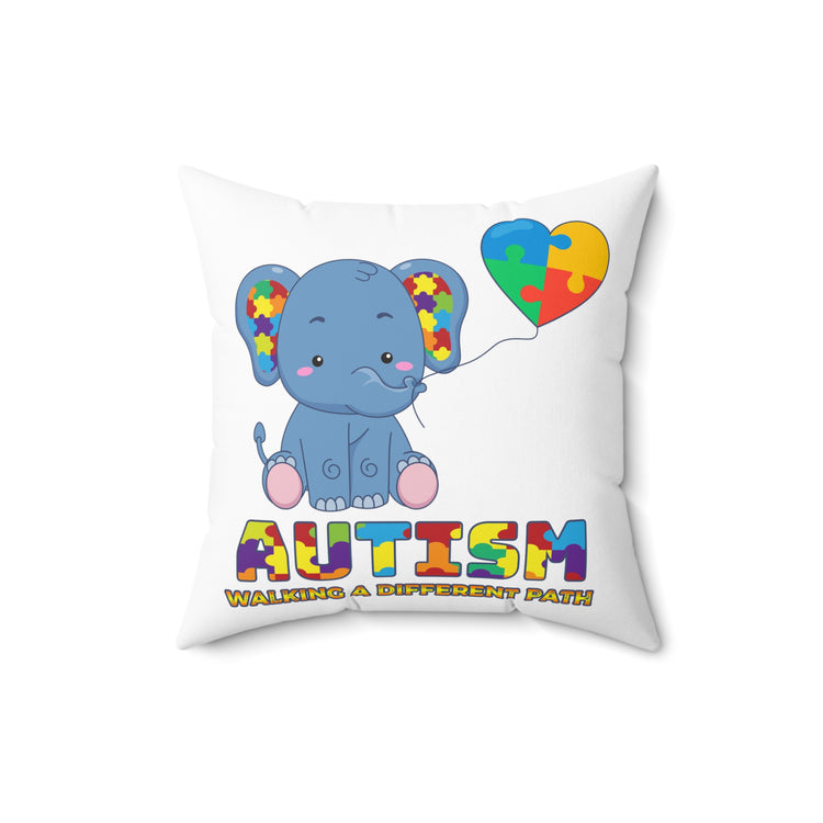 Novelty Disorders Sympathy Autism Awareness Motivational Syndrome Spun Polyester Square Pillow