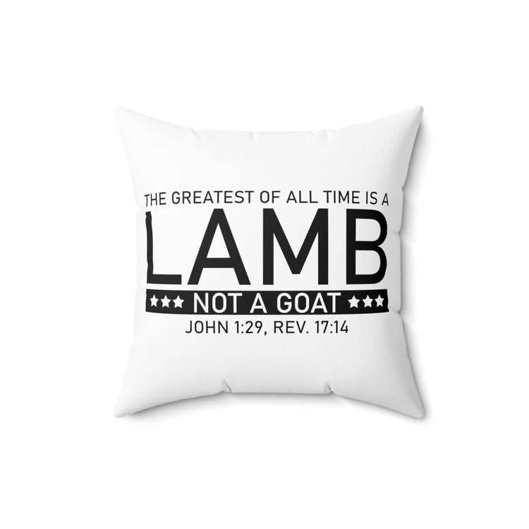 Inspiring Prideful Renewed Christianity John Pastor Spun Polyester Square Pillow