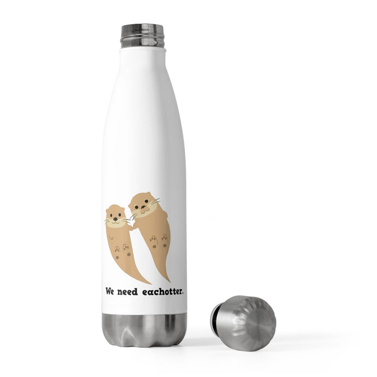 Novelty Otters Enthusiasts Environmentalist Tee Shirt Gift Cute Conservationists Graphic Men Women T Shirt 20oz Insulated Bottle