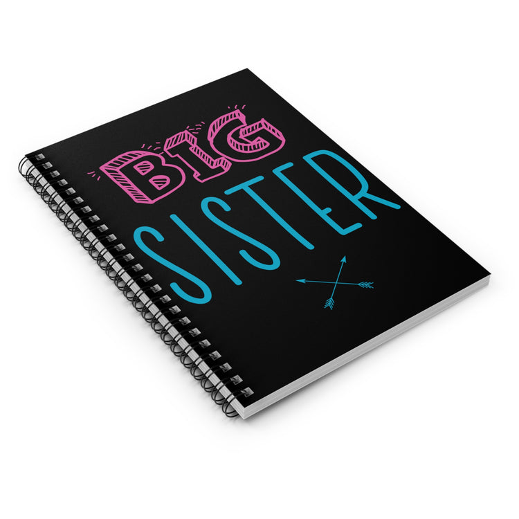 Big Sister Announcement Little Spiral Notebook - Ruled Line