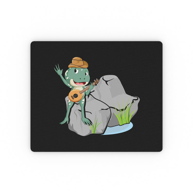 Hilarious Frog Wearing Cowboys Boots lover banjo Enthusiast Rectangular Mouse Pad