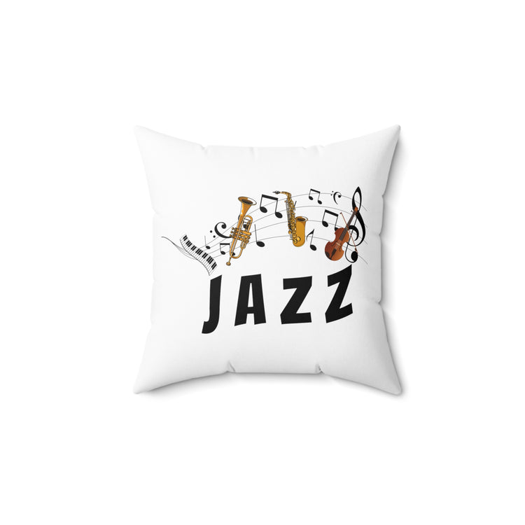 Novelty Concertmaster Symphony Pianist Piano Music Spun Polyester Square Pillow