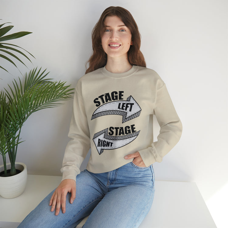 Novelty Dramatic Arts Actors Mockery Statements Gag Unisex Crewneck Sweatshirt