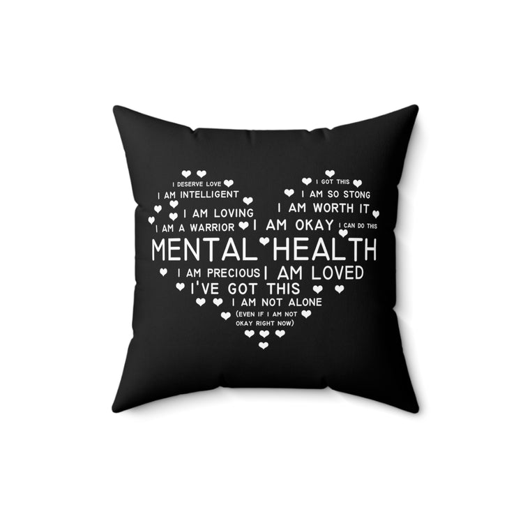 Hilarious Recognizing Psychiatric Brain Thinking Abnormality Spun Polyester Square Pillow