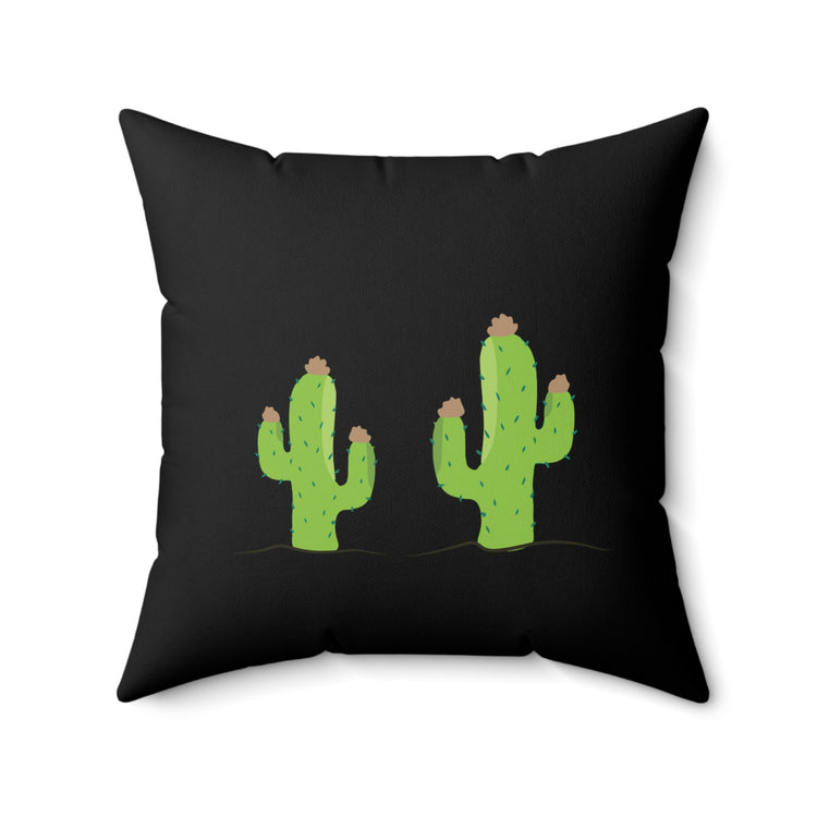 Cacti plus Cactyou equals Cactus Men Women Gift Spun Polyester Square Pillow