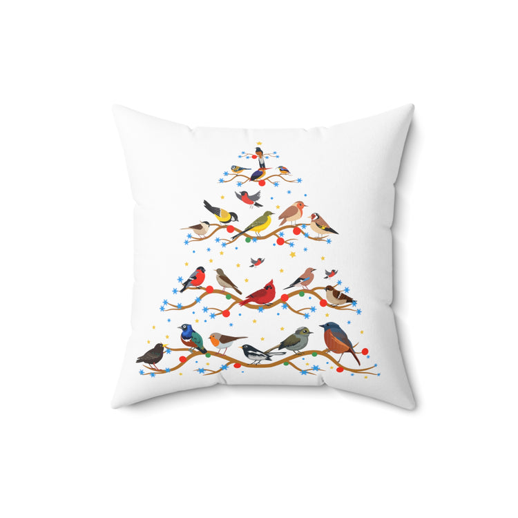 Hilarious Birdwatcher Ornithology Cockatoo Lover Spun Polyester Square Pillow