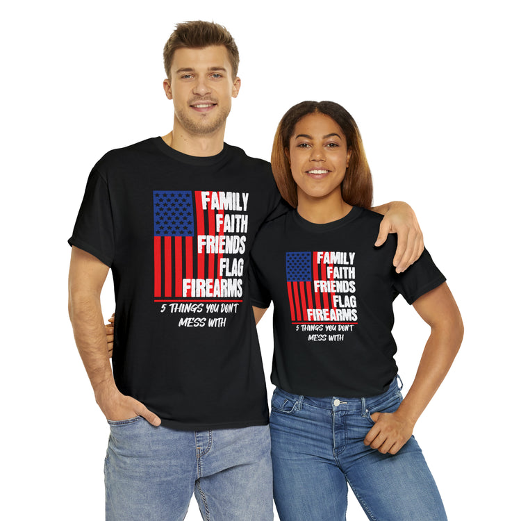 Shirt Vintage Families Faith Friends Servicemen Military Novelty Support Honor Patriotic T-Shirt Unisex Heavy Cotton Tee