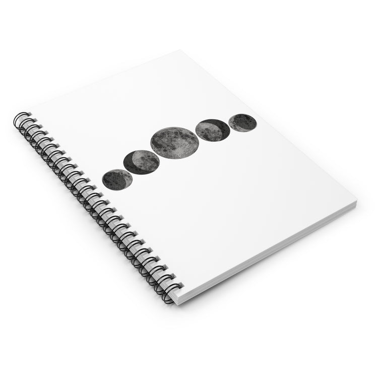 Moon Phases Shirt For Moon Phase Man Moon Phases Print Spiral Notebook - Ruled Line