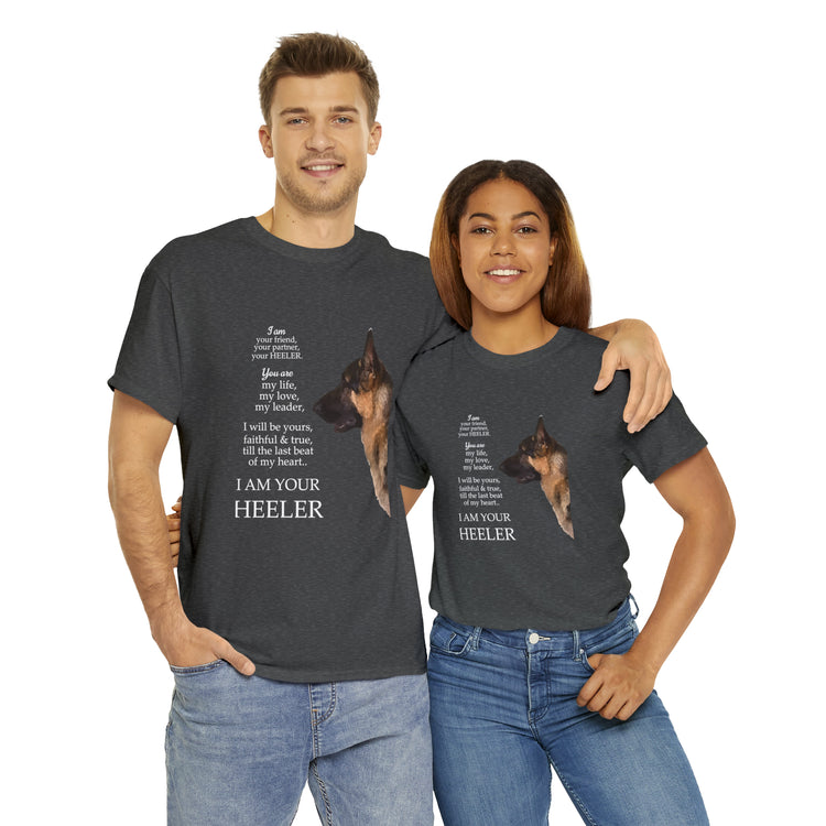 Shirt Funny I'm Your Friend & Heeler Dog Lover Pet Owner Canine T-Shirt Unisex Heavy Cotton Tee