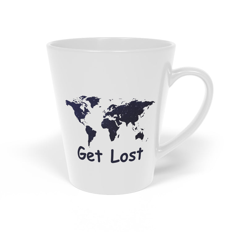 Get Lost Travel T-shirt | Adventure Adventure T Shirt | Mountain Latte Mug, 12oz