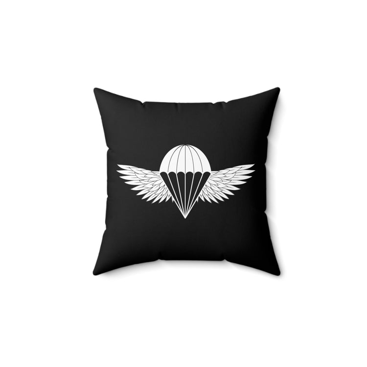 Inspirational Servicemen Aircrafts Deployment Illustration Uplifting Militaries Navies Spun Polyester Square Pillow