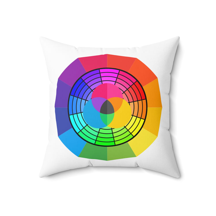 Humorous Portraitist Artistic Collection Crafting Enthusiast Spun Polyester Square Pillow