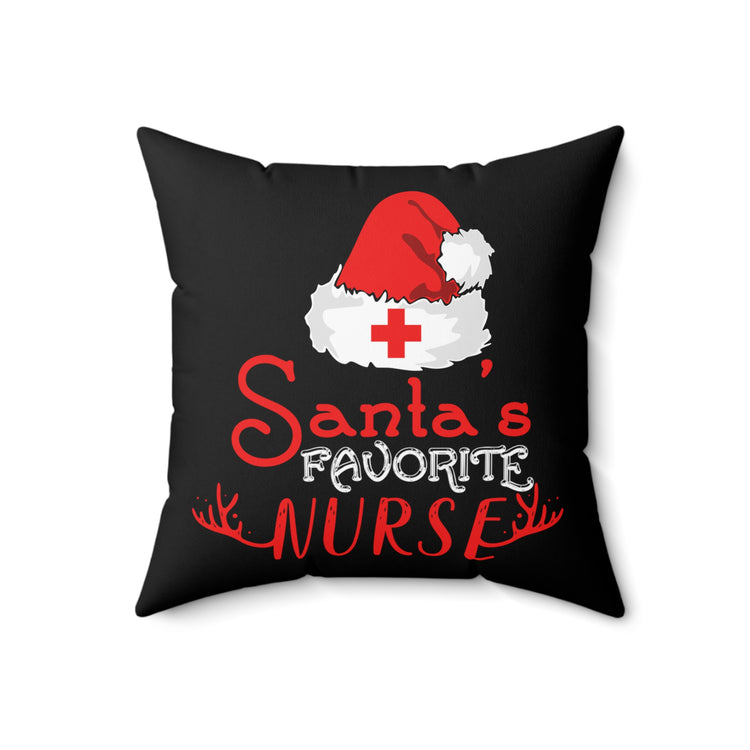 Humorous Christmastide Efforts Mockery Yearly Resolutions Spun Polyester Square Pillow