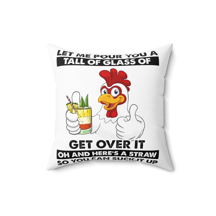 Humorous Farmer Training Horticulturing Agriculturing Spun Polyester Square Pillow