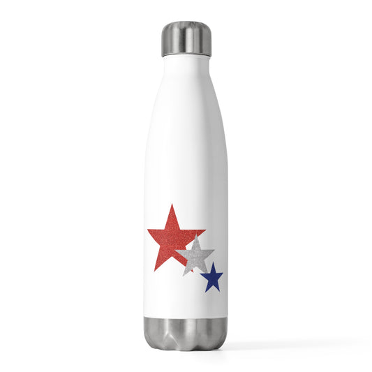 Three Stars Fourth Of July 20oz Insulated Bottle