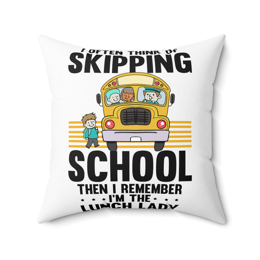 Humorous School Principal Counseling Appreciation Development Spun Polyester Square Pillow