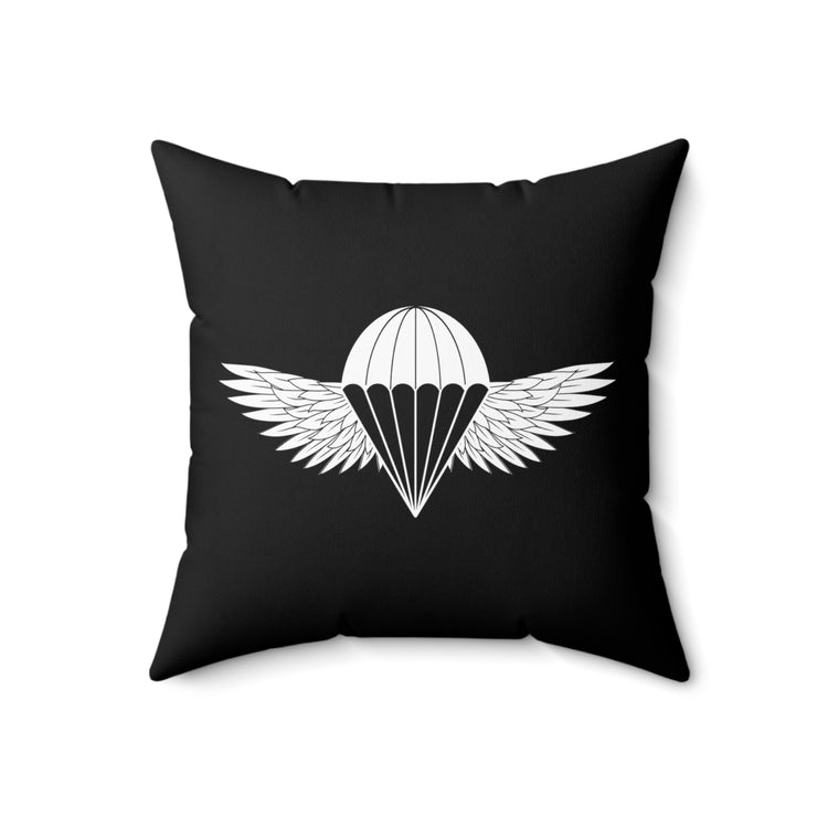 Inspirational Servicemen Aircrafts Deployment Illustration Uplifting Militaries Navies Spun Polyester Square Pillow