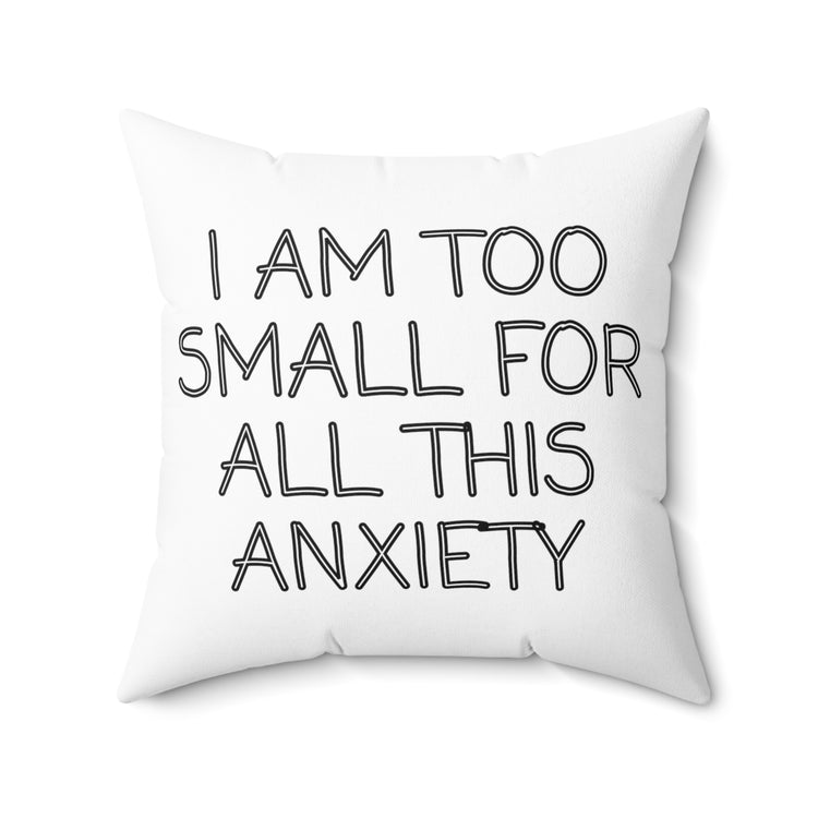 Hilarious Impassive Introverted  Sarcastic Statements Spun Polyester Square Pillow