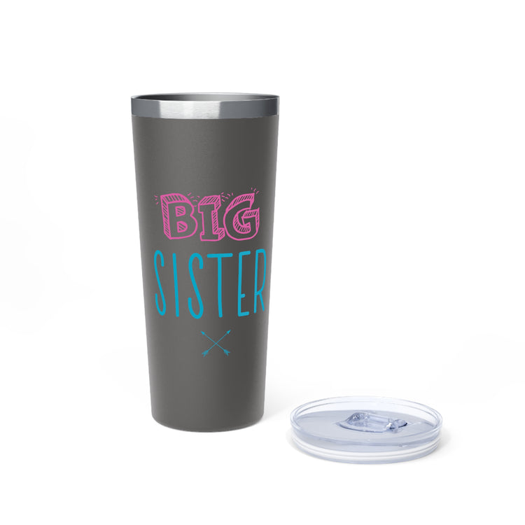 Big Sister Announcement Little Copper Vacuum Insulated Tumbler, 22oz