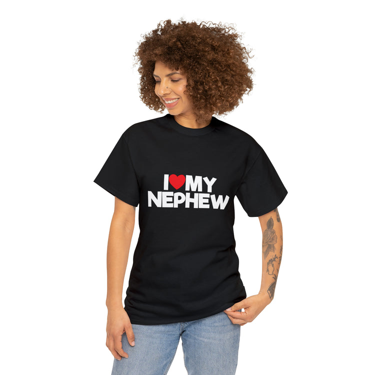 Shirt Funny Loving My Grandnephew Aunts Saying Nephew Meaningful Gift Love Family Pride T-Shirt Unisex Heavy Cotton Tee